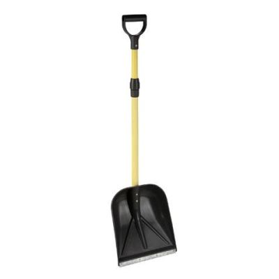 Multi purpose shovel with telescopic handle