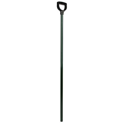 Handle with D-handle for horse manure fork