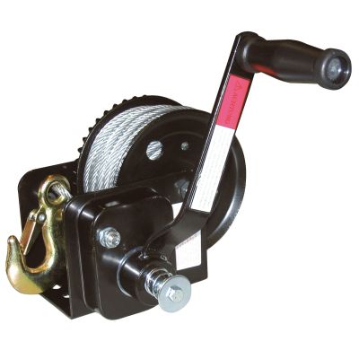 Wire rope winch 20 m rope x 5 mm with automatic brake, 720 kg