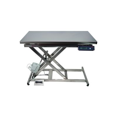 Examination table with integrated scales - electrically adjustable table up to 150kg
