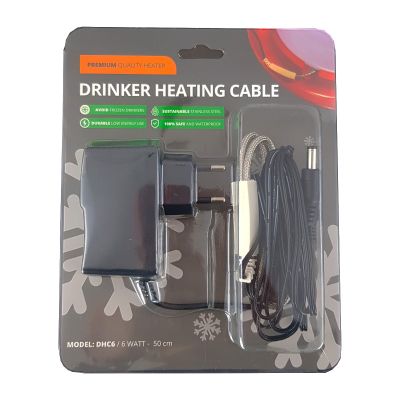 Heating cable for small animal drinkers - 50 cm, 6 watts