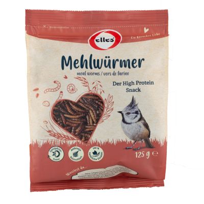 Mealworms - Supplementary food for wild birds 125g - Bird food