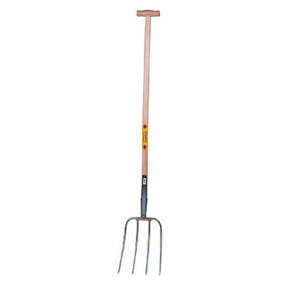 Manure fork Abbot standard with T-handle shaft 110 cm