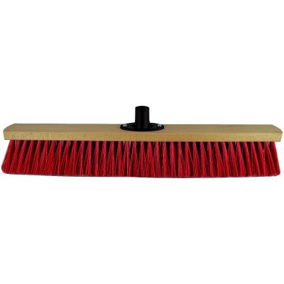 Room broom 60 cm Elaston red with quick set holder
