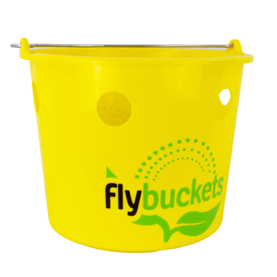 Flybuckets fly trap - fly protection for horses (without attractant)