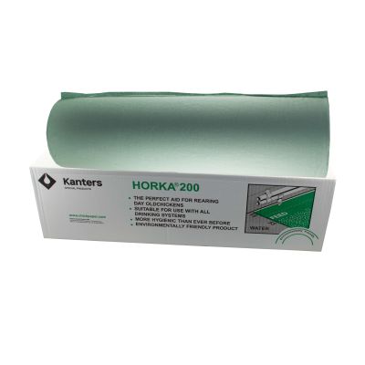Kükenpapier HORKA -  200 m Rolle in grün - Mit rauer Oberfläche und hochabsorbierenden Eigenschaften!
