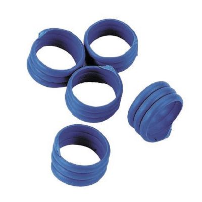 Chicken rings, blue, 20 piece Pack
