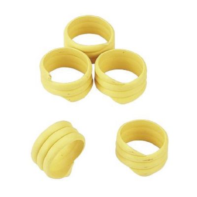 Chicken rings, yellow, 20 piece Pack