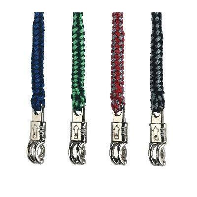 Exclusive lead rope 200 cm. with panic hook, Navy/light blue