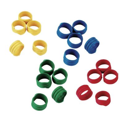 Rings for Geese 20 mm, different colours - 100 PCs / Pack