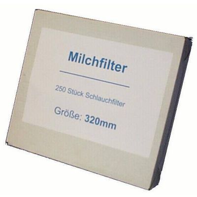 Milk filter neutral, sewn, 320 mm - 250 pieces / Pack