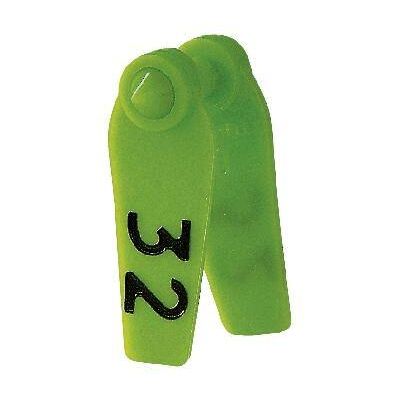 Primaflex ear tag size 0, shaped, yellow, red, green, blue, white (25 pieces per pack)