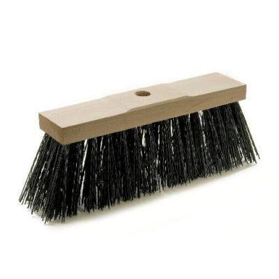 Pro Street broom strong 32 cm, long black Elastonborsten