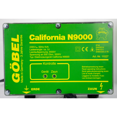 Weidezaungerät California N 9000 - 230 Volt Netzgerät