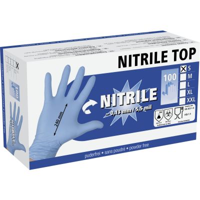 Nitriles all purpose gloves 5.5 mil, 100 pieces, size XL