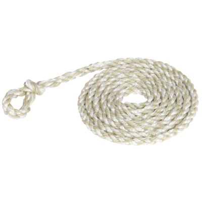 Poly rope 2.40 m, small loop, white