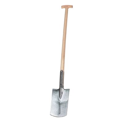 Spade with shaft, forged steel