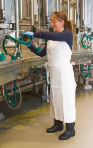 Milking apron and washing apron - 100 x 125 cm