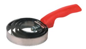 Spiral Striegel, finely serrated