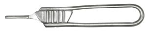 Scalpel handle, foldable