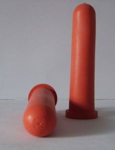 Hiko Calf Teat cross, long, Red
