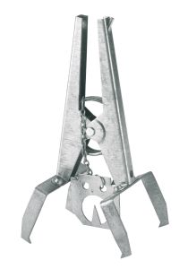 Vole pliers claw trap with metal plates