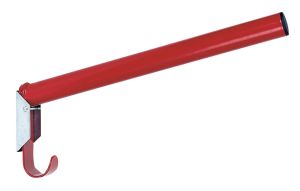 Sattelhalter, runde Ausführung, klappbar, rot