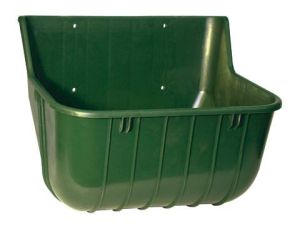 Horse feeding trough without protection edge - 15 litres