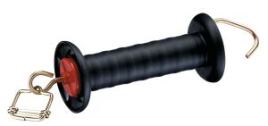Door handle with hook for broadband access