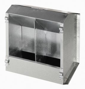 Rabbit feeder plate 2 places
