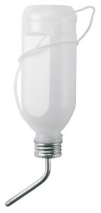 Rabbit bottle plastic with glass tubes