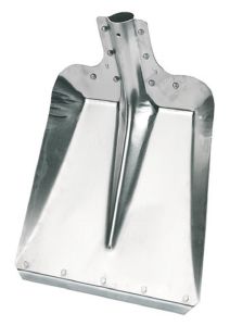 Alu shovel size 7, 32 cm with steel edge