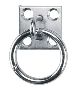 Plate with ring of screw-on