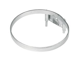 Bucket bracket complete with retaining plate