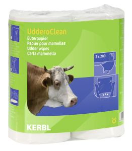 Udder paper, double, UdderoClean 2 x 200 sheets