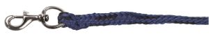 Lead rope of classic, 200 cm. with snap hook, blue/black