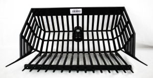 Horse manure fork PVC with reinforcement of the page