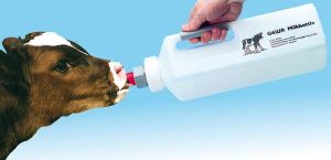 Calf milk bottle 3 ltr. with grab bar