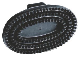 Rubber Currycomb made of hard rubber