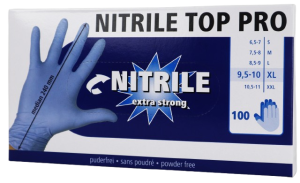 Nitriles all purpose gloves 5.5 mil, 100 pieces, size XL