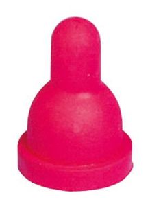 Red replacement teat for lamb bucket