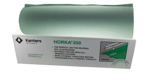 Kükenpapier HORKA -  200 m Rolle in grün - Mit rauer Oberfläche und hochabsorbierenden Eigenschaften!