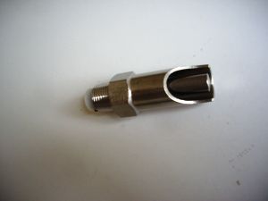Nipple steel 3/8 "1/2" thread