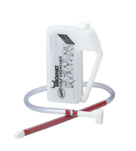 Calf drencher with flexible probe