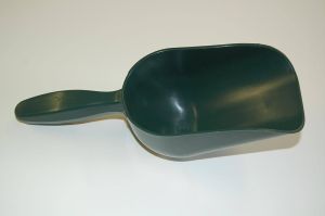 Feed bucket green plastic, 500 g