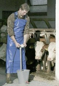 Milker - and washing apron 80 cm x 120 cm