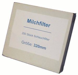 Milk filter neutral, sewn, 620 mm - 250 pieces / Pack