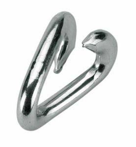 Safety link 6 mm, galvanised