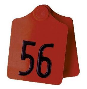 Primaflex ear tag size 2, blank, yellow (25 pieces per pack)