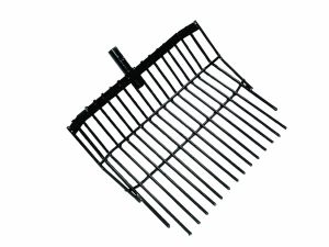Pferdedunggabel Metall, 18 Zinken